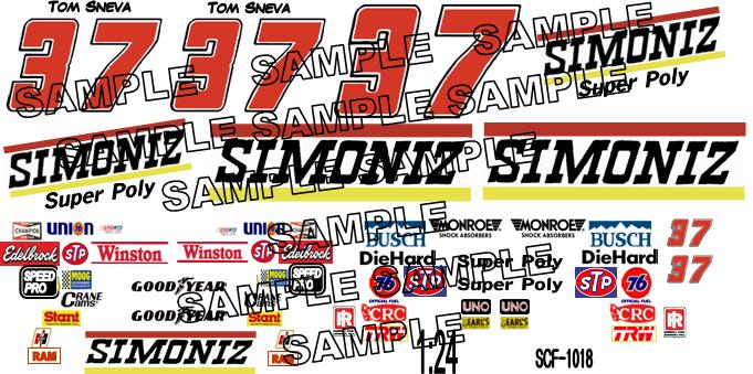 SCF1018 #37 Tom Sneva Simoniz Buick