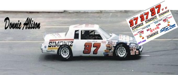 SCF1022-C #37 Donnie Allison Simonize Buick