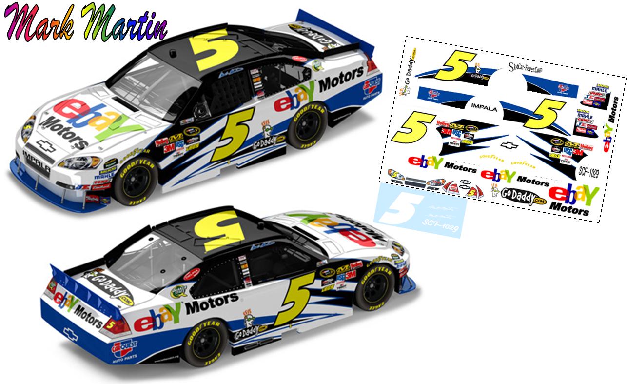 SCF1029-C #5 Mark Martin Go Daddy/Ebay 2011 Chevy