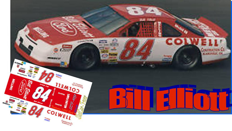 SCF1031-C #84 Bill Elliott Thunderbird