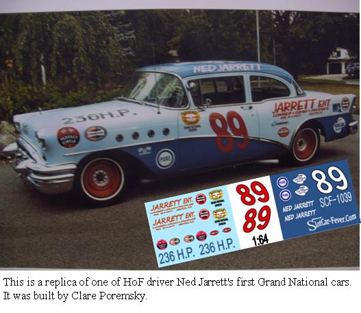 SCF1039-C #89 Ned Jarrett '55/'56 Buick