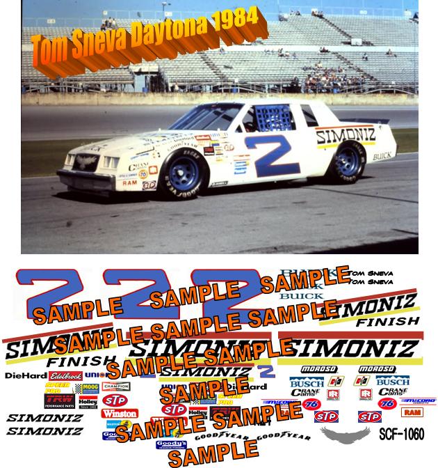 SCF1060 #2 Tom Sneva 1984 Simoniz Buick