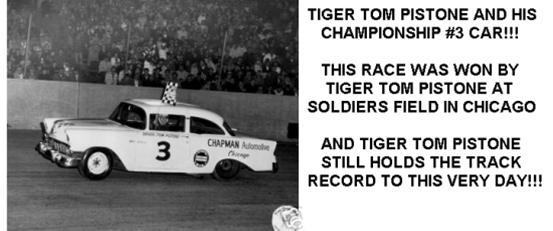 SCF1065 #3 "Tiger" Tom Pistone '55 Chevy at Soldier Field