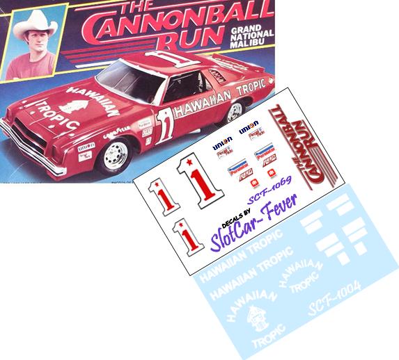 SCF1069-C #1 Hawaiian Tropic 1976 Chevy Malibu