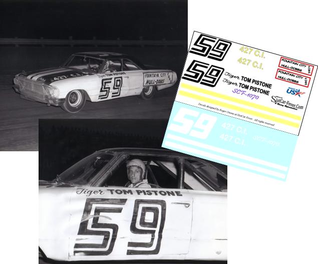 SCF1070-C #59 "Tiger" Tom Pistone 64 Ford