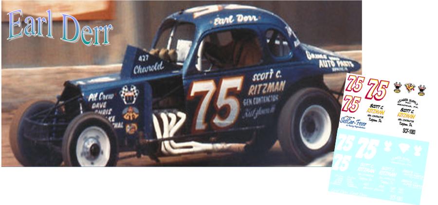 SCF1083-C #75 Earl Derr Modified Coupe