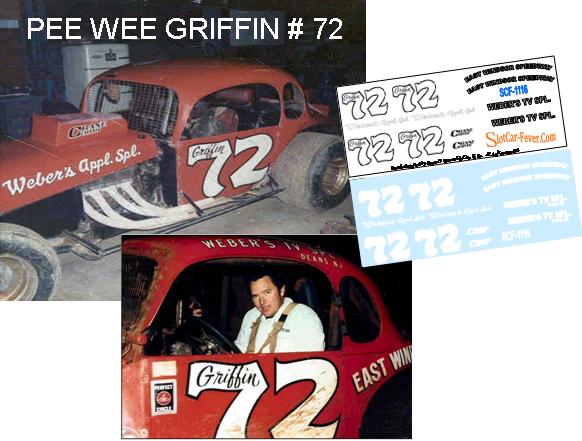 SCF1116-C #72 Pee Wee Griffin modified coupe