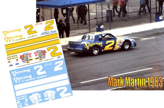 SCF1166-C #2 Mark Martin 1983 Valyring Monte Carlo