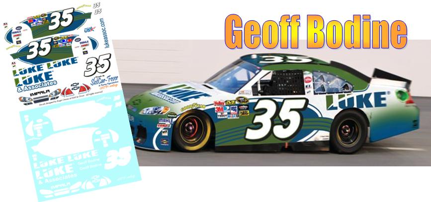 SCF1169-C #35 Geoff Bodine 2011 Luke & Assoc. Chevy