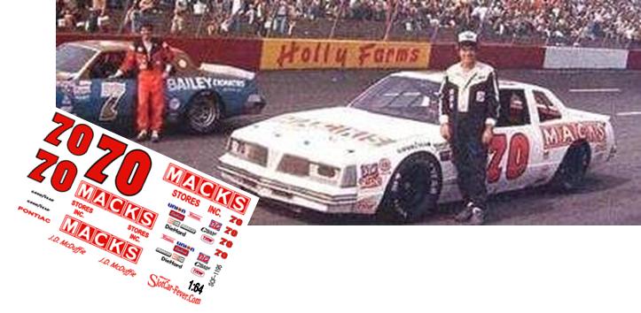 SCF1195 #70 J.D. McDuffie MACKS Stores Pontiac