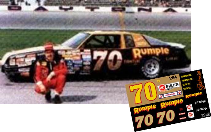 OVR-1197-C #70 J.D. McDuffie Rumple Chevy