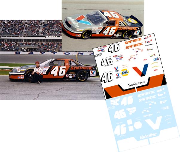 SCF1201-C #46 Al Unser Jr Valvoline Chevy