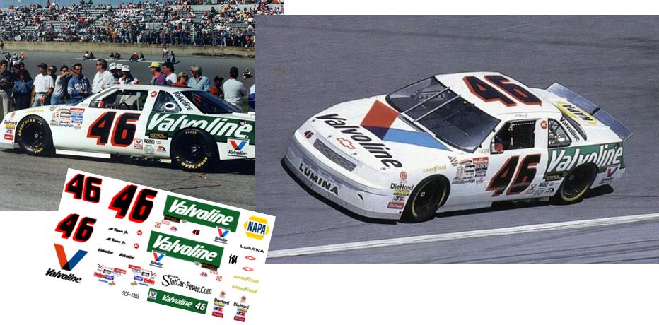 SCF1203 #46 Al Unser Jr Valvoline Chevy