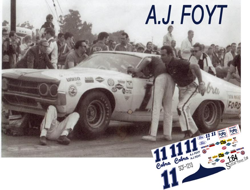 SCF1213 #11 A.J. Foyt 1970 Ford Cobra