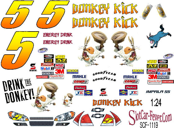 SCF1219 #5 Donkey Kick 'Fantasy Car'