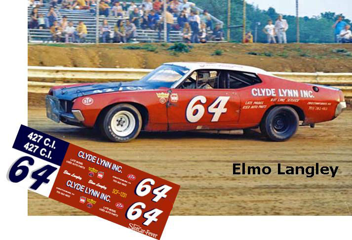 SCF1231-C #64 Elmo Langley 71 Ford