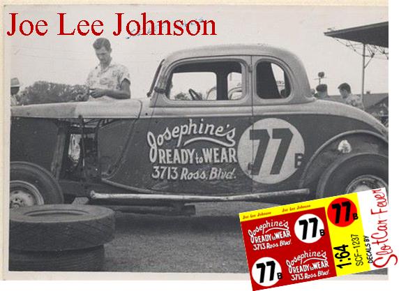 SCF1237-C #77 Joe Lee Johnson modified at Nashville in the 60's