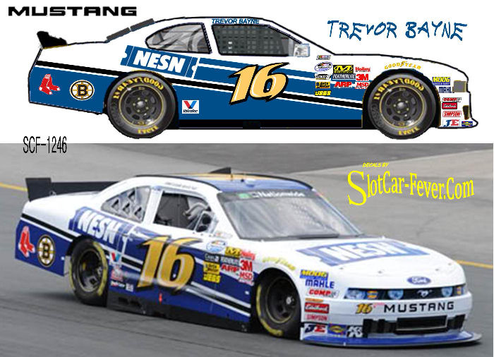 SCF1246-C #16 Trevor Bayne NESN Nationwide Mustang