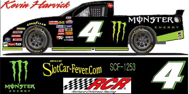 SCF1253-c #4 Kevin Harvick Monster Energy Drink Chevy Fantasy Truck