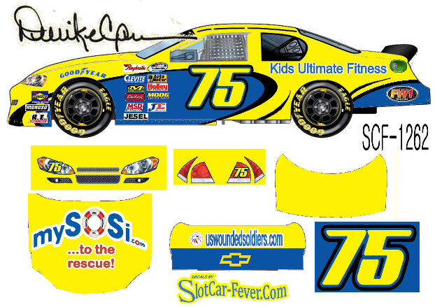 SCF1262-C #75 Derrike Cope mySOSi.com chevy