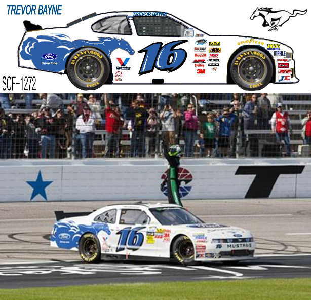 SCF1272 #16 Trevor Bayne Nationwide Mustang