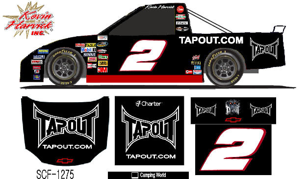 SCF1275-C #2 Kevin Harvick TapOut Camping World Truck