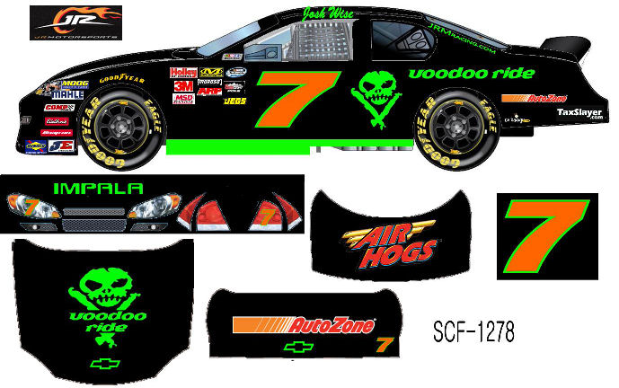 SCF1278-C #7 Josh Wise Voodoo Ride Chevy