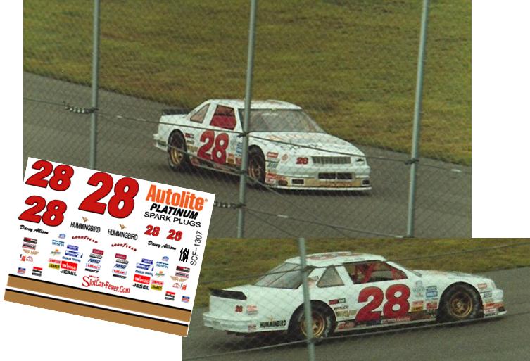 SCF1307 #28 Davey Allison OBSURE BGN car from 1990