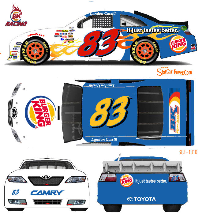 SCF1310-C #83 Landon Cassil Camry Fantasy Car