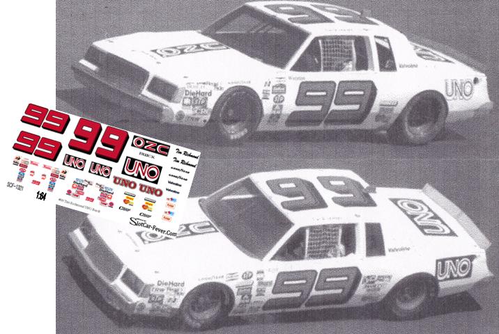 SCF1321 #99 Tim Richmond UNO Buick