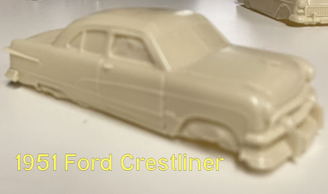 13251FordTudor Resin 1:32 scale Resin 1951 Ford Crestliner