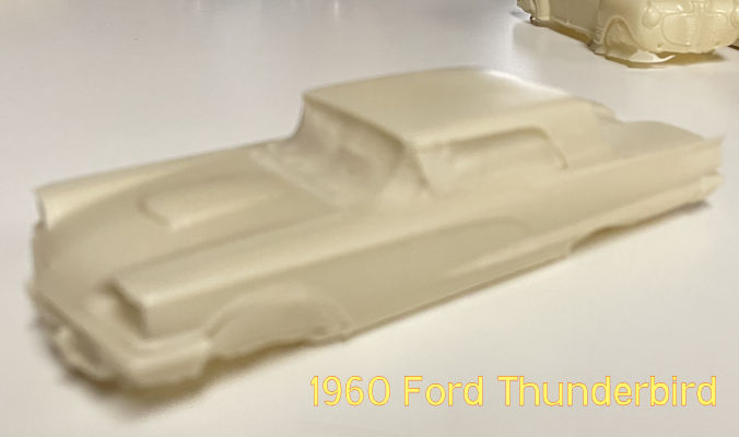 13260FordT-Bird 1:32 scale Resin1960 Ford Thunderbird