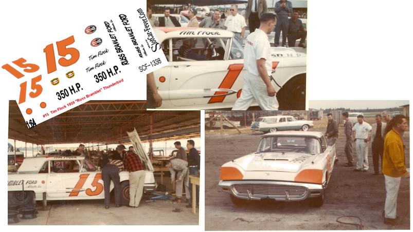 SCF1338 #15 Tim Flock 1959 "Russ Bramblet" Thunderbird