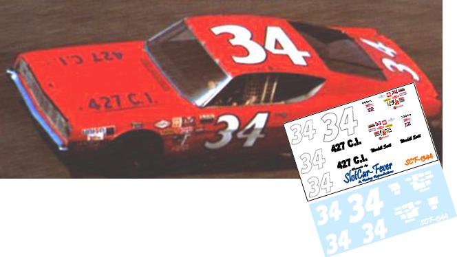 SCF1344-C #34 Wendell Scott Ford