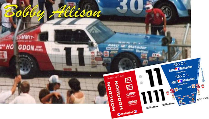 SCF1369-C #11 Bobby Allison Hodgdon Matador