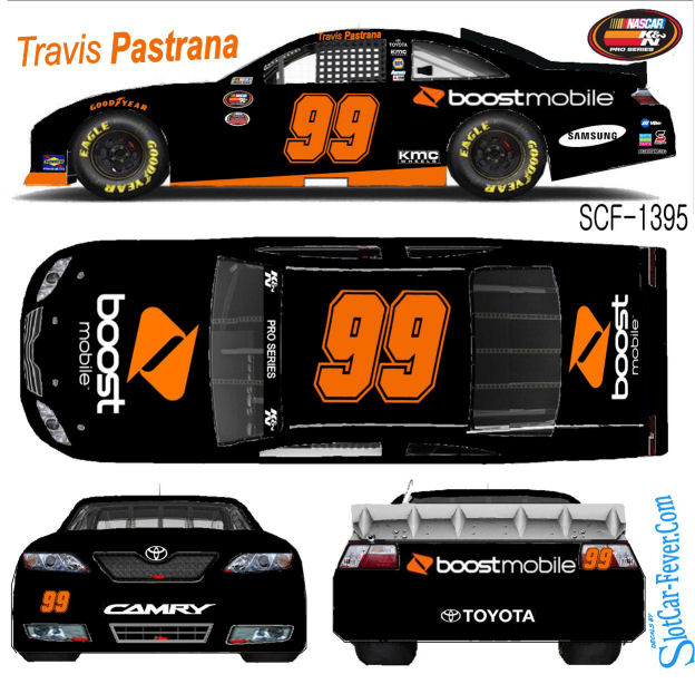 SCF1395-C #99 Travis Pastana Boost Mobile Camry