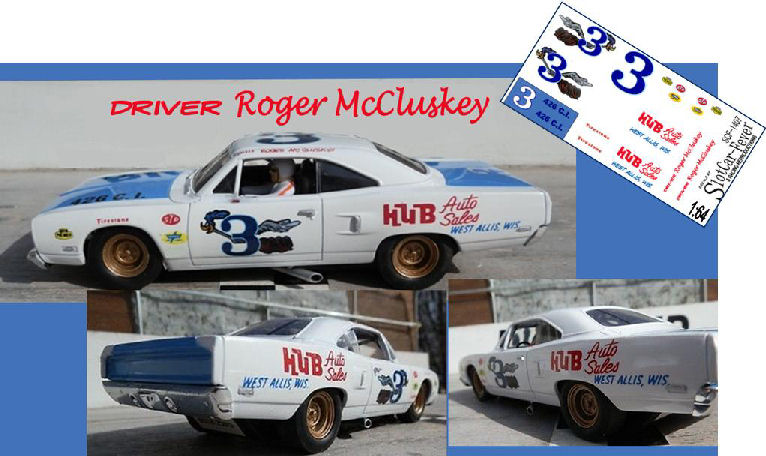 SCF1407-C #3 Roger McCluskey Hub Auto Sales Roadrunner