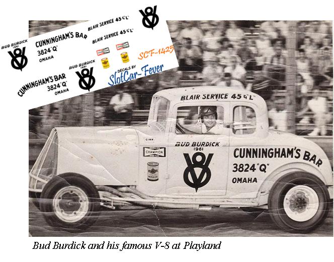 SCF1425 #V8 Bud Burdick 32 Ford Coupe