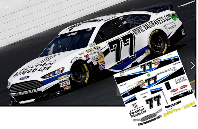 SCF1469-C #77 Corey Lajoie 2014 Fochler Veterans Law Ford Fusion