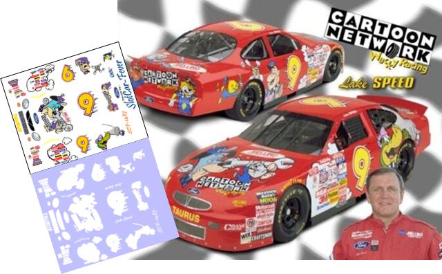 SCF1487-C #9 Lake Speed 1998 Cartoon Network Ford Taurus