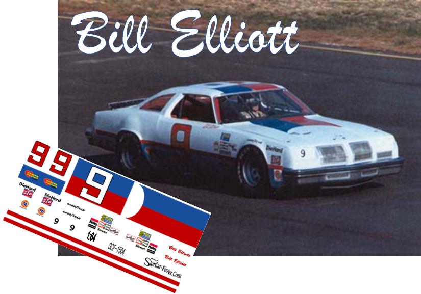 SCF1504-C #9 Bill Elliott 1977 Olds Cutlass  owned by Roger Hamby