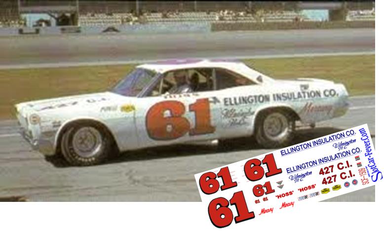 SCF1509 #61 Hoss Ellington '67 Mercury Cyclone