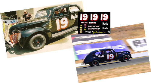 SCF1513-C #19 Harry Hyde 1940 Ford Sedan