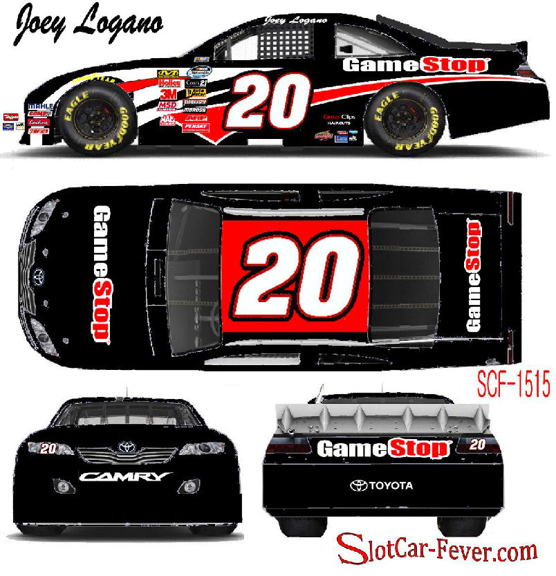 SCF1515-C #20 Joey Logano 2009 GameStop Camry