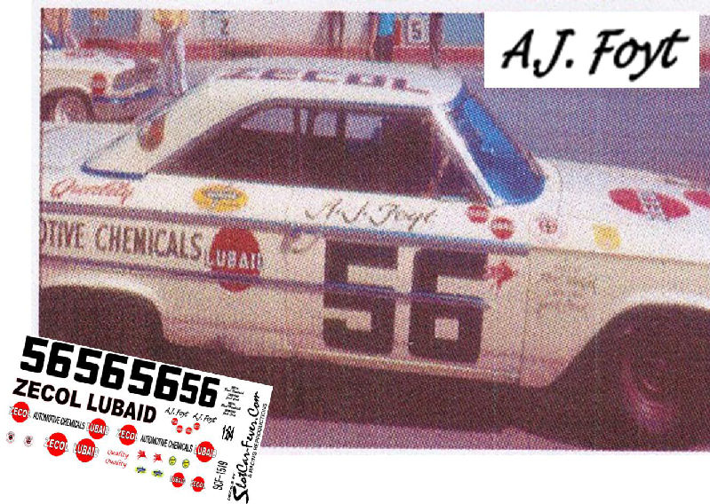 SCF1519 #56 A.J. Foyt Zecol Lubaid '63 Ford