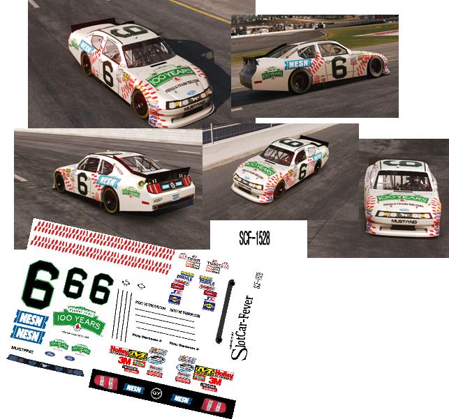 SCF1528 #6 Ricky Stenhouse Fenway 100 Year Ford Mustang