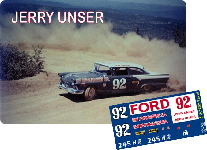 SCF1536-C #92 Jerry Unser 57 Ford on Pikes Peak
