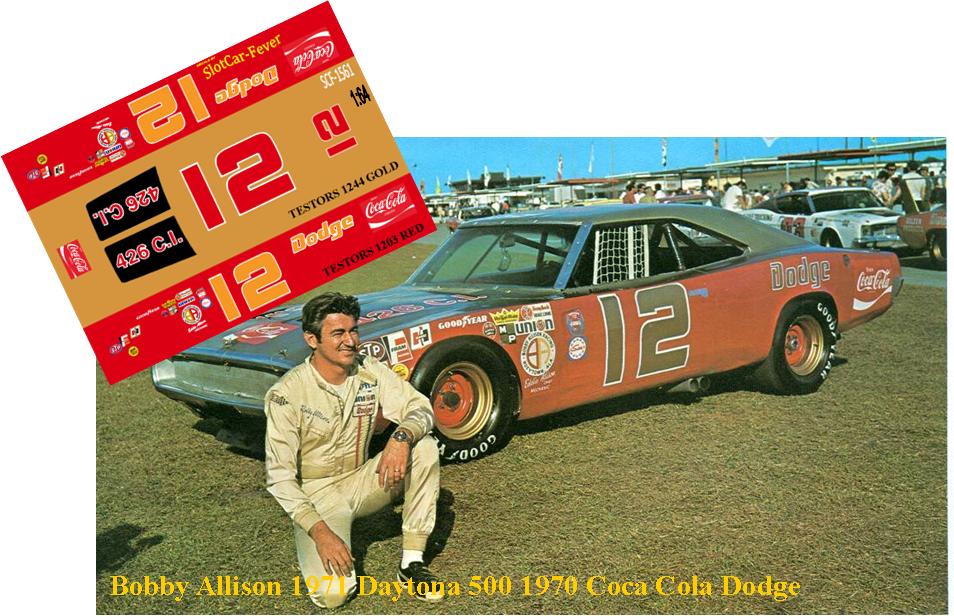 SCF1561-C #12 Bobby Allison 1970 Dodge Charger