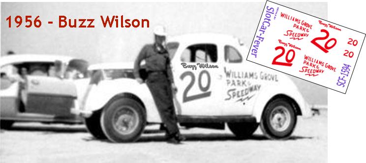 SCF1594 #20 Buzz Wilson coupe on the beach at Daytona