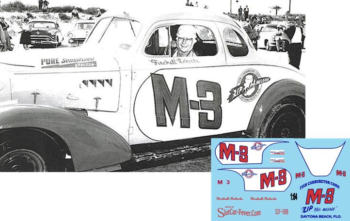 SCF1608-C #M-3 Fireball Roberts Fish Carburator '37 Chevrolet